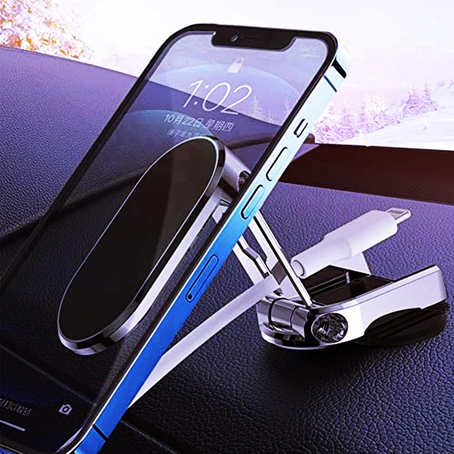 MOBILE-PHONE-HOLDER-3 حامل الهاتف المغناطيسي للسيارة