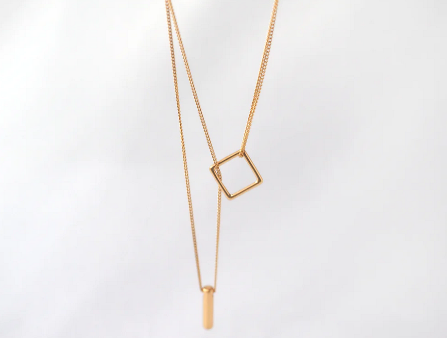 Double-Womens-Necklace-5 قلادة نسائية مزدوجة