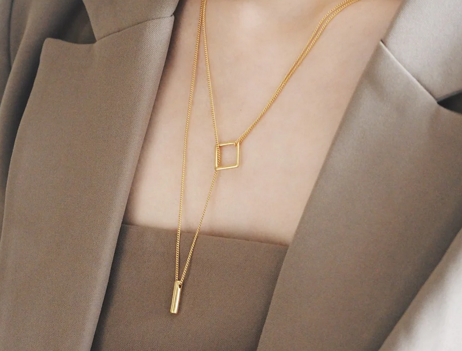 Double-Womens-Necklace-6 قلادة نسائية مزدوجة