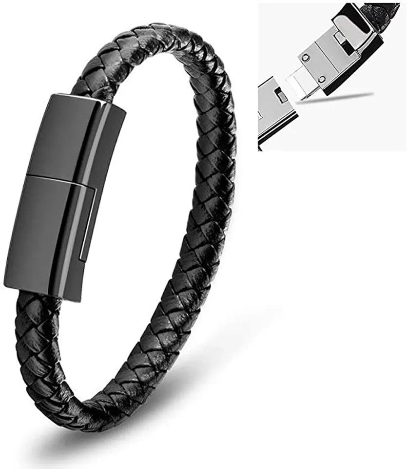 phone-charging-bracelet-4 سوار كابل الهاتف المحمول